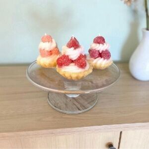 Italian Dessert Candles from Cereria Introna Set of Three Unused